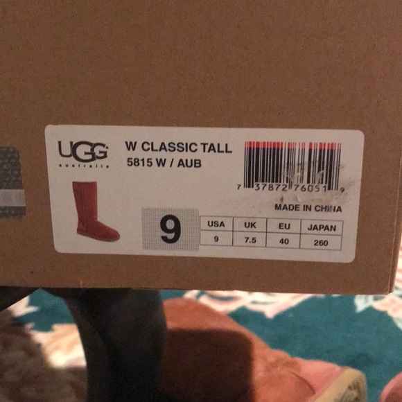 tall rust colored ugg boots! - Picture 6 of 6